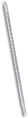 Termômetro Químico Baixa Temperatura Escala -100+30:1°C Enchimento Toluol - 305mm