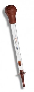 DENSÍMETRO PARA BATERIA - 1,100/1,300 - VIDRO RETO