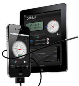 iCelsius - Sensor de Temperatura para iPad / iPhone / iPod Touch Ref. I-0100.00