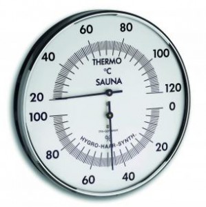 Termo-Higrômetro para Sauna Incoterm