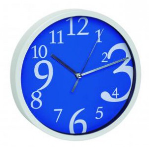 Relógio Design Azul Incoterm 