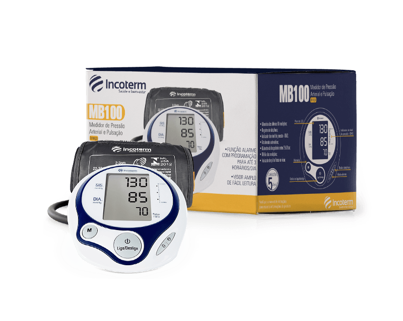 Medidor de Pressão Digital de Braço MB100 Incoterm
