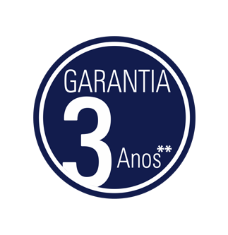 Garantia de 3 anos | selo