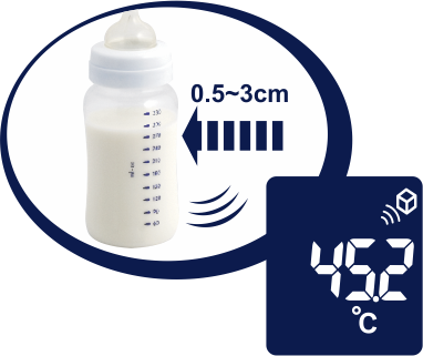 Medir temperatura de mamadeira