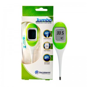 Termômetro Clínico Digital Verde Jumbo Incoterm