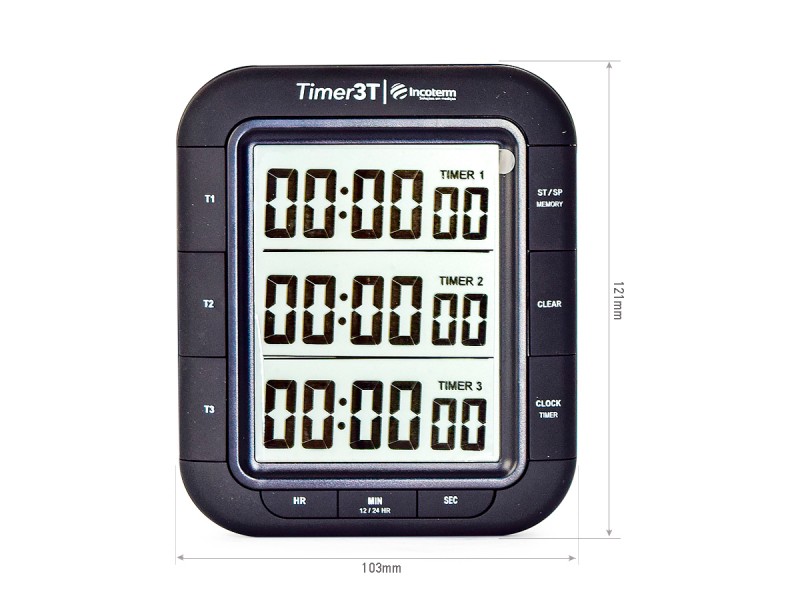 Timer 3 Tempos Digital Incoterm 3
