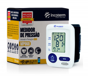 Medidor de Pressão Digital de Pulso MP060 Incoterm