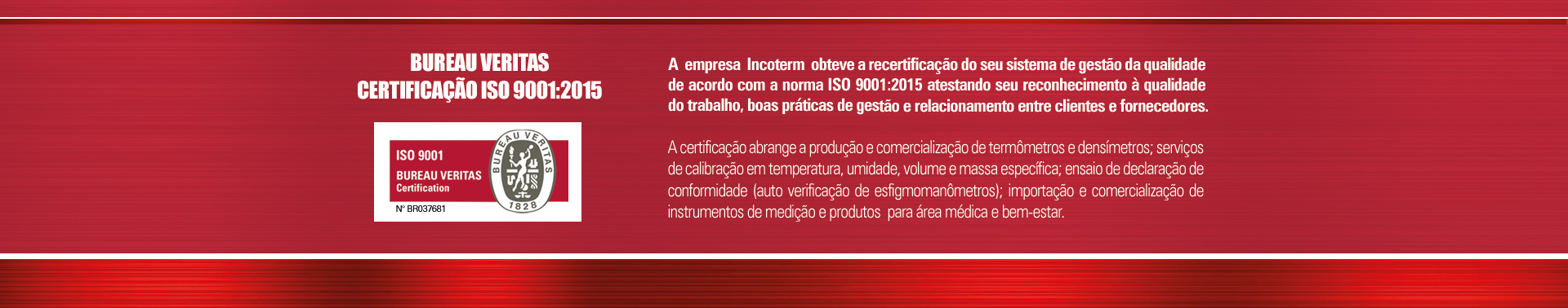 Certificação ISO 9001