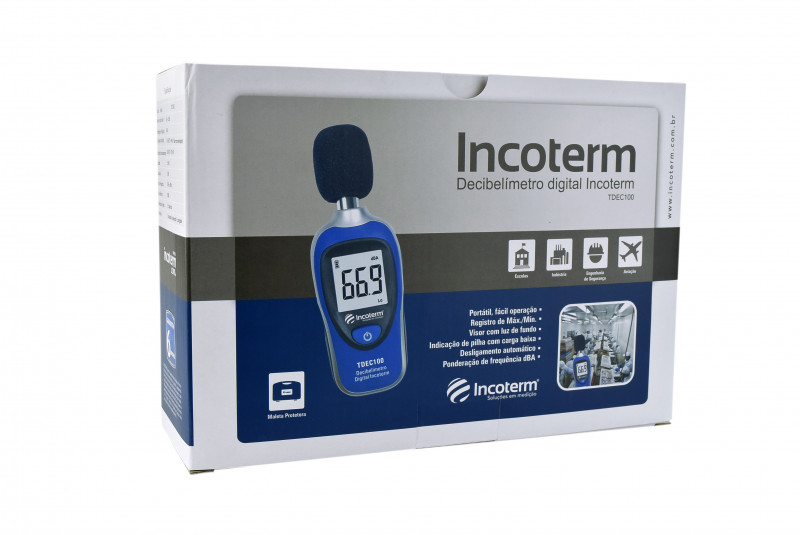 Decibelímetro Digital TDEC100 Incoterm 4