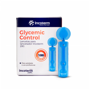 Lanceta P/ Lancetador Glycemic Control - 100 Und. Incoterm
