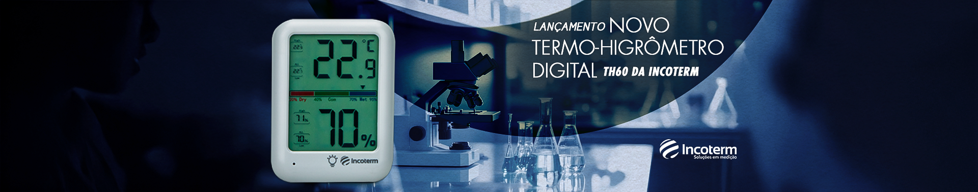 TERMO-HIGRÔMETRO DIGITAL INCOTERM TH60
