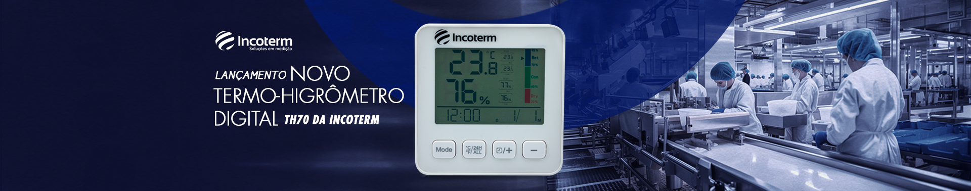 TERMO-HIGRÔMETRO DIGITAL INCOTERM TH70 
