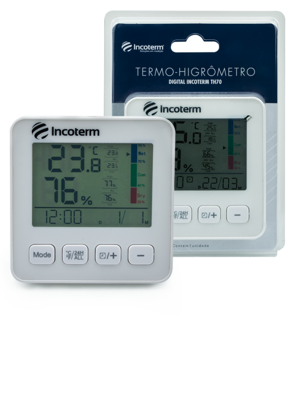 TERMO-HIGRÔMETRO DIGITAL INCOTERM TH70 | imagem 2