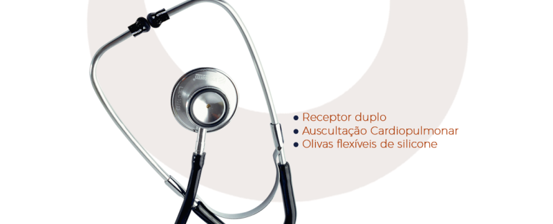 Estetoscópio Clínico Duplo EC100 | barra de detalhes