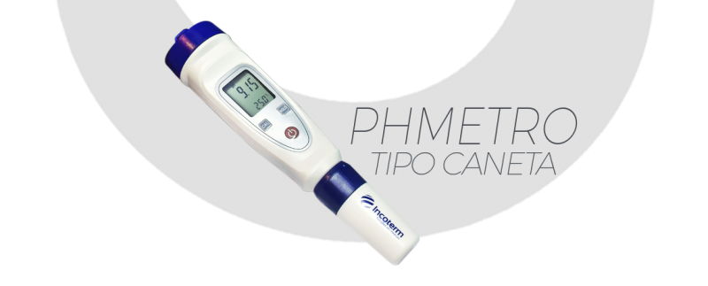 Medidor de pH (phmetro) Digital Tipo Caneta Incoterm | barra de detalhes