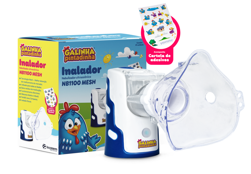 Inalador/ Nebulizador Mesh Portátil NB1100 GALINHA PINTADINHA | imagem 2