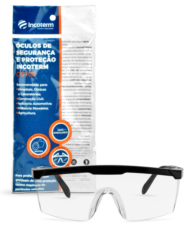 Óculos de Segurança e Proteção OS100 Incoterm | imagem 2
