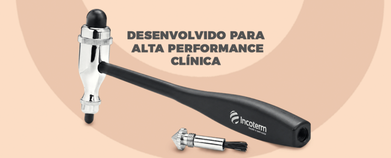 Martelo de Reflexo Neurológico Tromner Incoterm MR040 preto | barra de detalhes